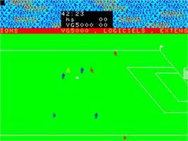 In game image of Football on the Philips VG 5000.