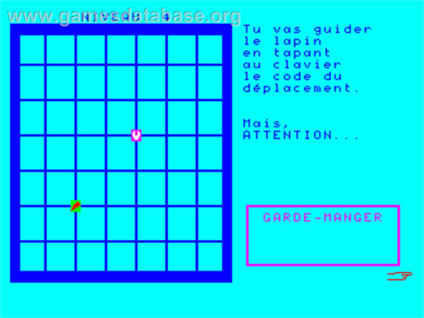 Carotte Malicieuse, La - Philips VG 5000 - Artwork - In Game