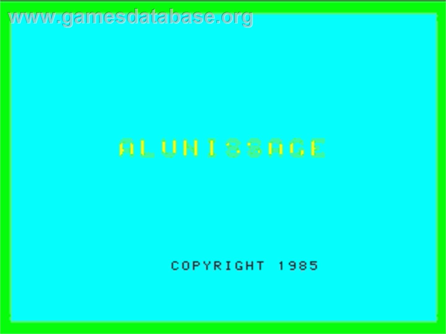 Alunissage - Philips VG 5000 - Artwork - Title Screen