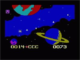 In game image of Freedom Fighters on the Philips Videopac+.