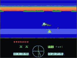 In game image of Helicopter Rescue on the Philips Videopac+.