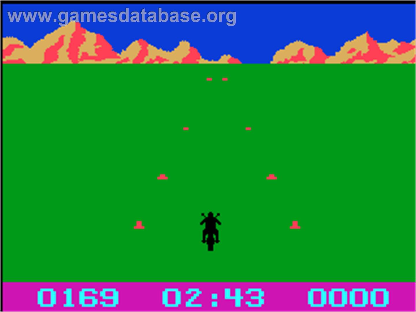 Moto-Crash - Philips Videopac+ - Artwork - In Game