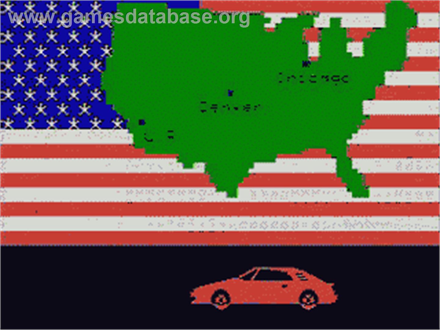 Trans American Rally - Philips Videopac+ - Artwork - In Game