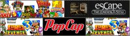 Arcade Cabinet Marquee for Escape The Emerald Star.