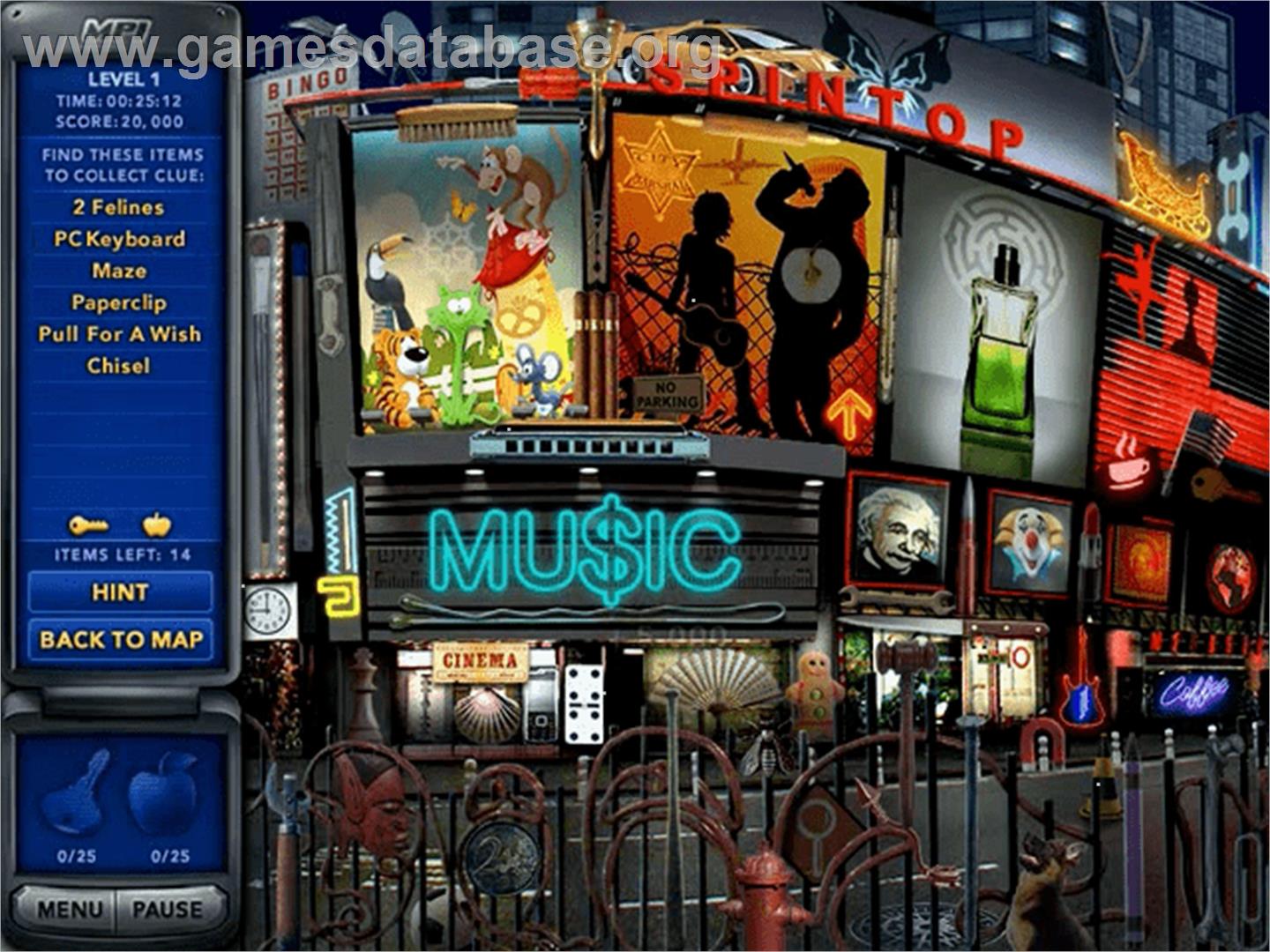Mystery PI - The New York Fortune - PopCap - Artwork - In Game