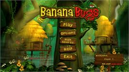 Title screen of Banana Bugs on the PopCap.