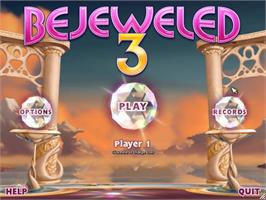 Title screen of Bejeweled 3 on the PopCap.