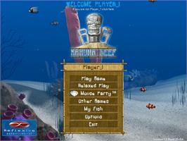 Title screen of Big Kahuna Reef on the PopCap.