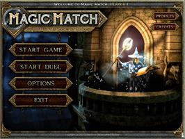 Title screen of Magic Match on the PopCap.