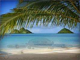 Title screen of Vacation Quest: The Hawaiian Islands on the PopCap.