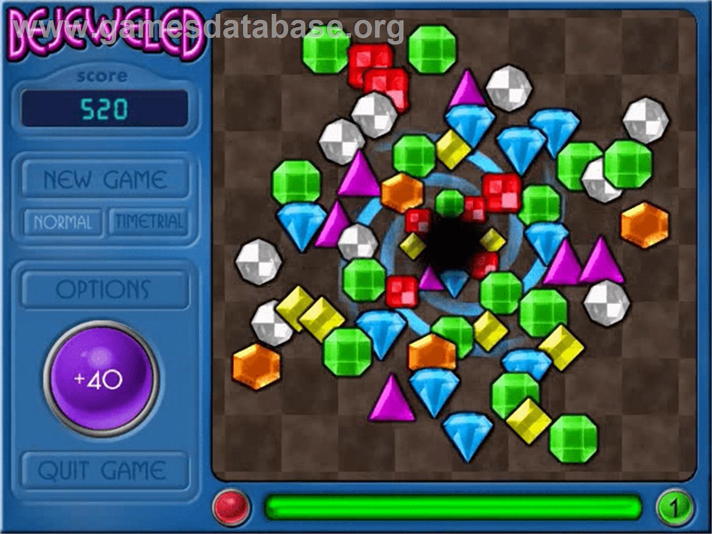 Bejeweled Deluxe - PopCap - Artwork - Title Screen