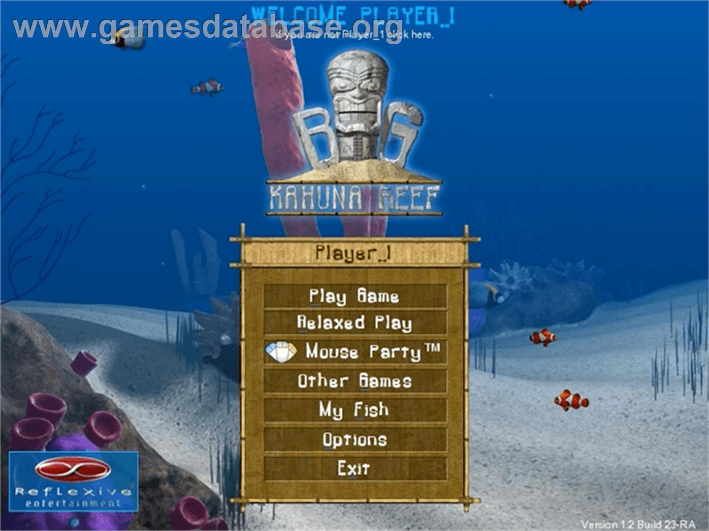 Big Kahuna Reef - PopCap - Artwork - Title Screen