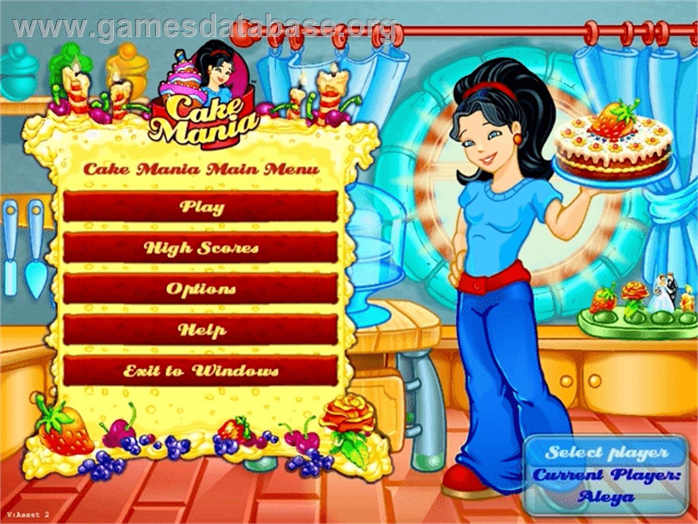Cake Mania - PopCap - Artwork - Title Screen