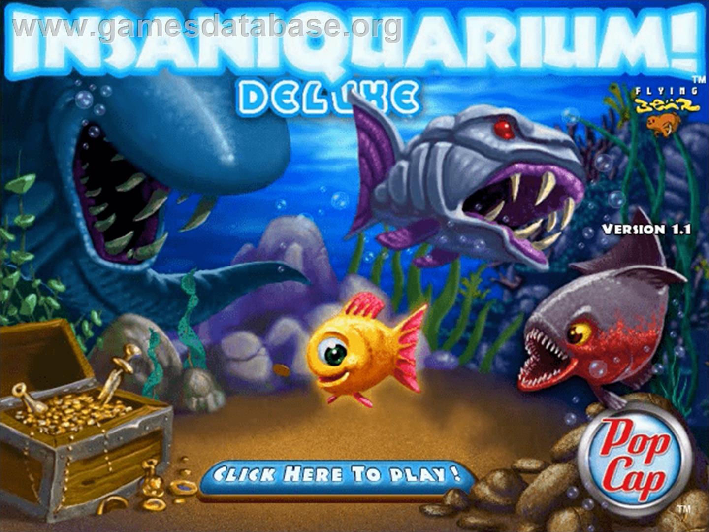 Insaniquarium Deluxe - PopCap - Artwork - Title Screen