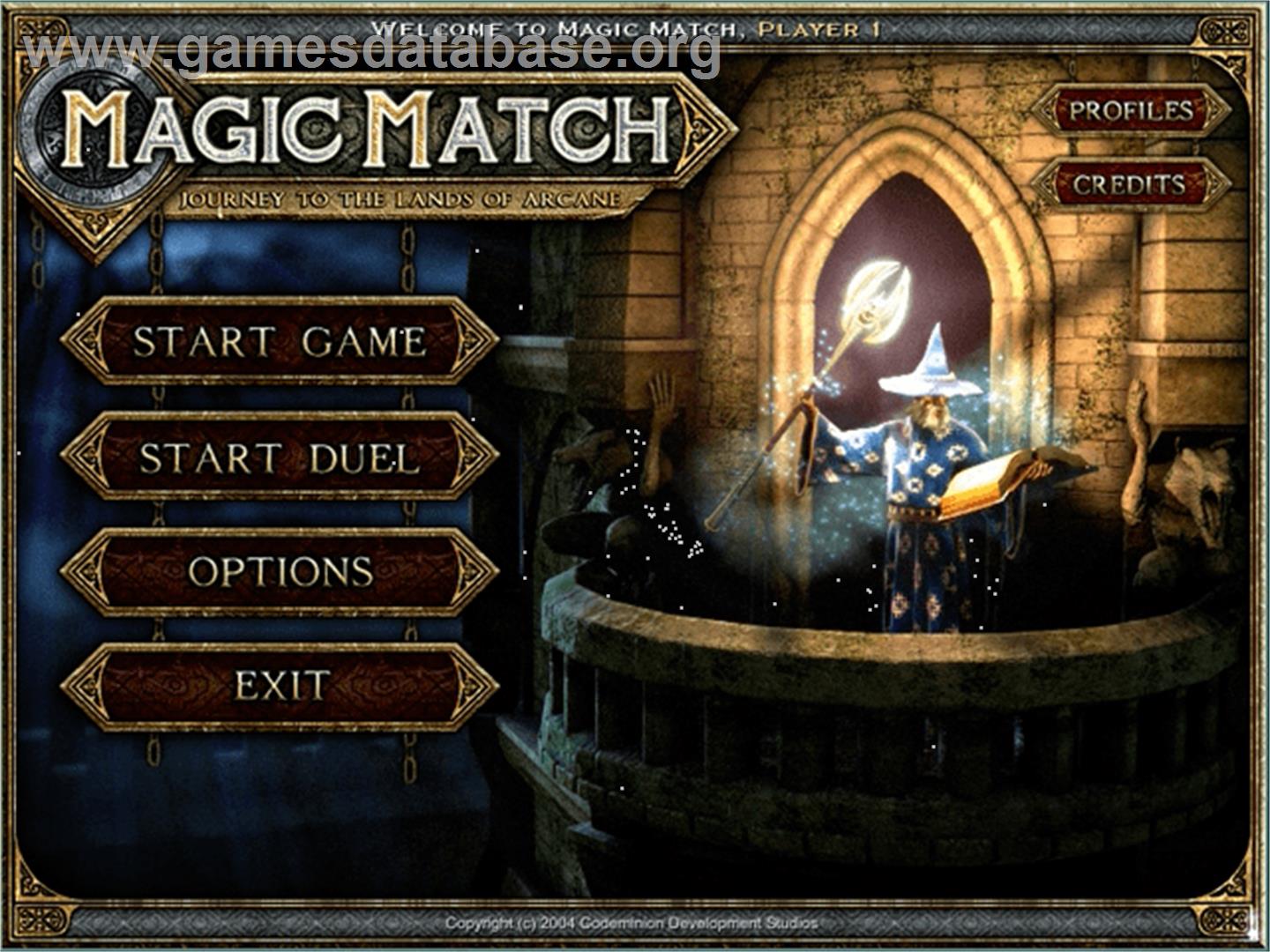Magic Match - PopCap - Artwork - Title Screen