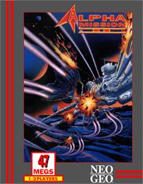 Box cover for Alpha Mission 2 on the SNK Neo-Geo AES.