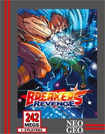 Box cover for Breakers Revenge on the SNK Neo-Geo AES.