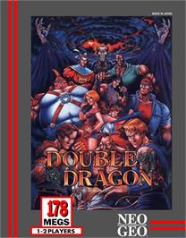 Box cover for Double Dragon on the SNK Neo-Geo AES.