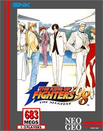 Box cover for King Of Fighters '98 - The Slugfest / King Of Fighters '98 - Dream Match Never Ends, The on the SNK Neo-Geo AES.