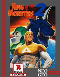 Box cover for King Of The Monsters 2 - The Next Thing on the SNK Neo-Geo AES.