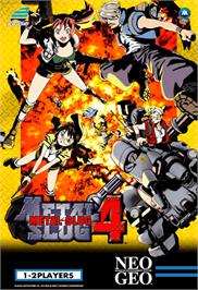 Box cover for Metal Slug 4 on the SNK Neo-Geo AES.