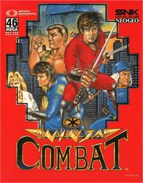 Box cover for Ninja Combat on the SNK Neo-Geo AES.