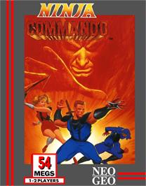 Box cover for Ninja Commando on the SNK Neo-Geo AES.
