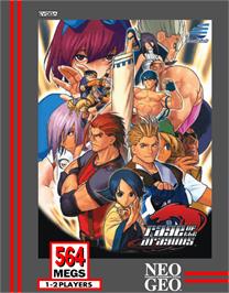 Box cover for Rage Of The Dragons on the SNK Neo-Geo AES.