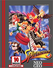 Box cover for Spin Master on the SNK Neo-Geo AES.