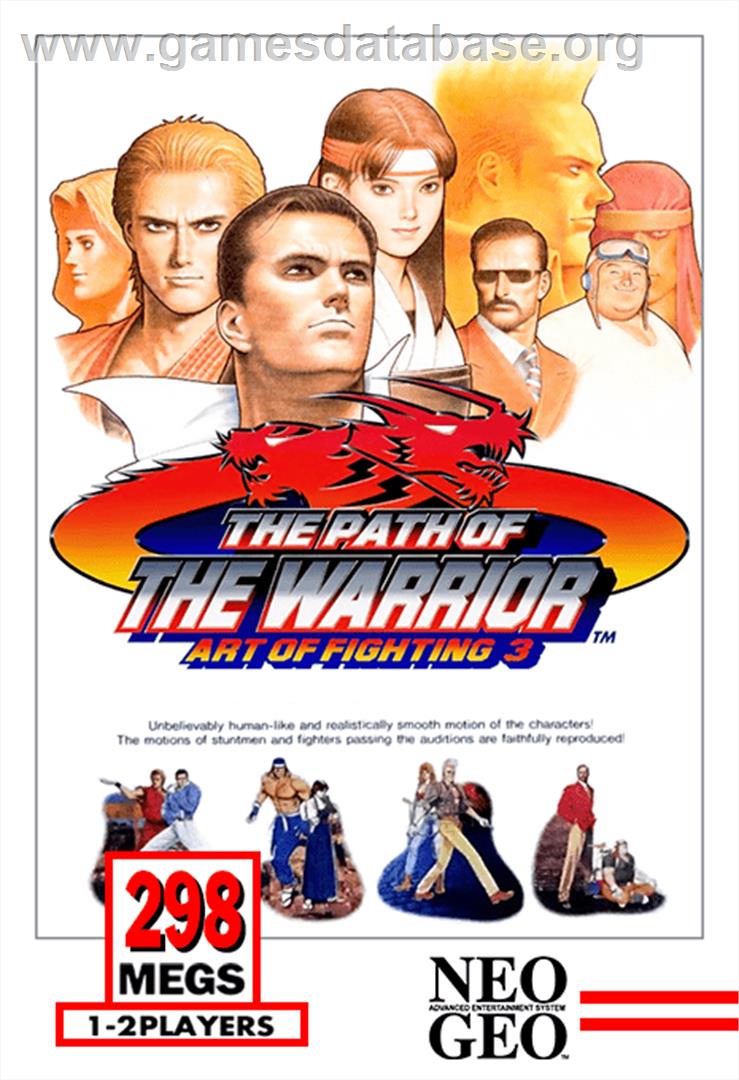 Art of Fighting 3 - The Path of the Warrior - SNK Neo-Geo AES - Artwork - Box