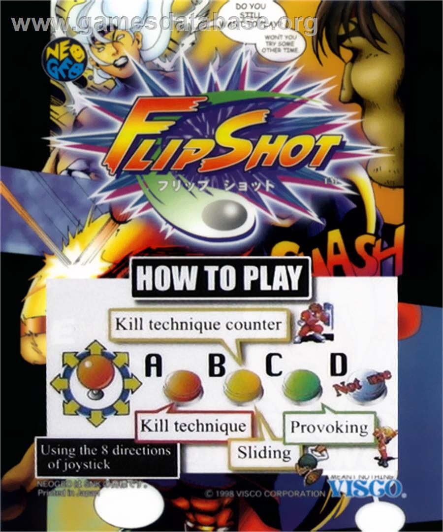 Battle Flip Shot - SNK Neo-Geo AES - Artwork - Box