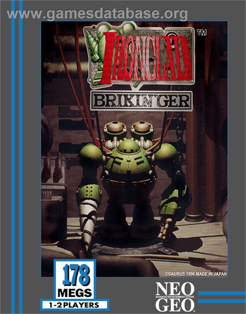 Choutetsu Brikin'ger - Iron Clad - SNK Neo-Geo AES - Artwork - Box