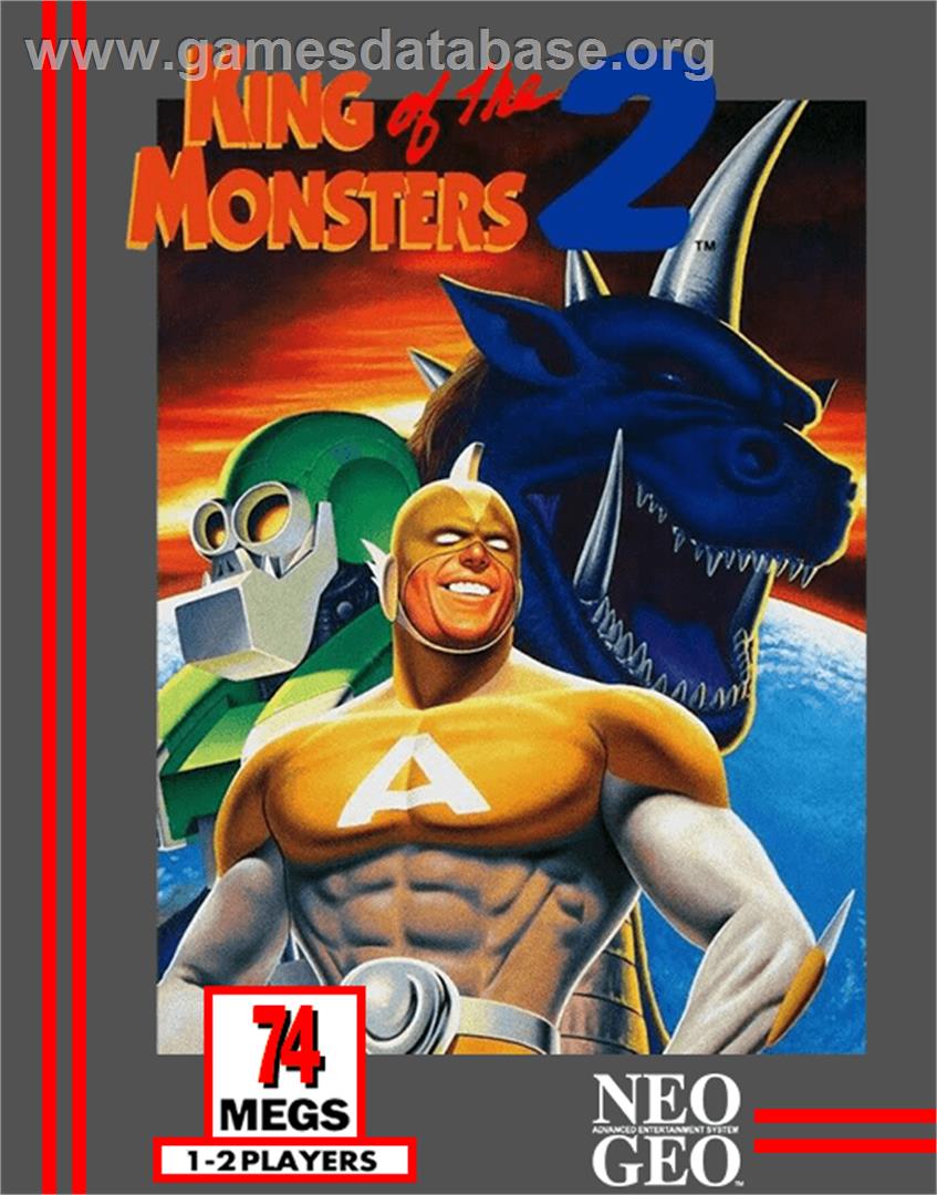 King Of The Monsters 2 - The Next Thing - SNK Neo-Geo AES - Artwork - Box