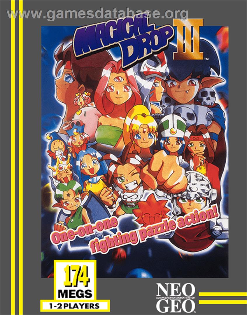 Magical Drop 3 - SNK Neo-Geo AES - Artwork - Box