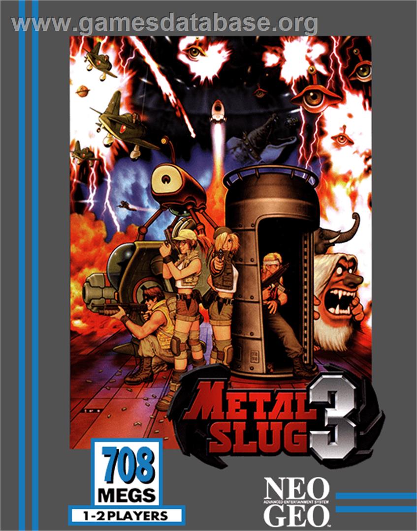 Metal Slug 3 - SNK Neo-Geo AES - Artwork - Box