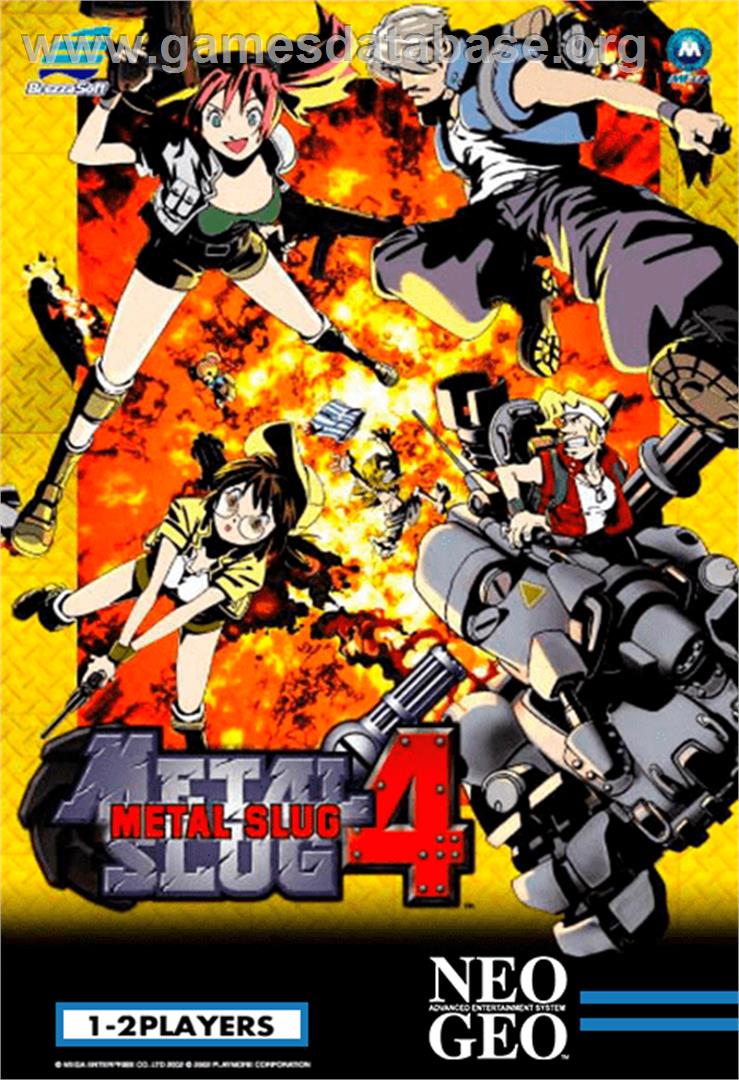 Metal Slug 4 - SNK Neo-Geo AES - Artwork - Box