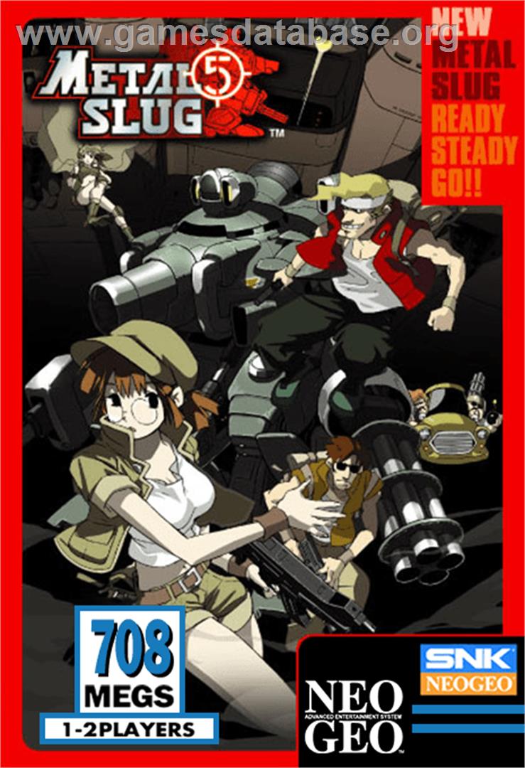 Metal Slug 5 - SNK Neo-Geo AES - Artwork - Box