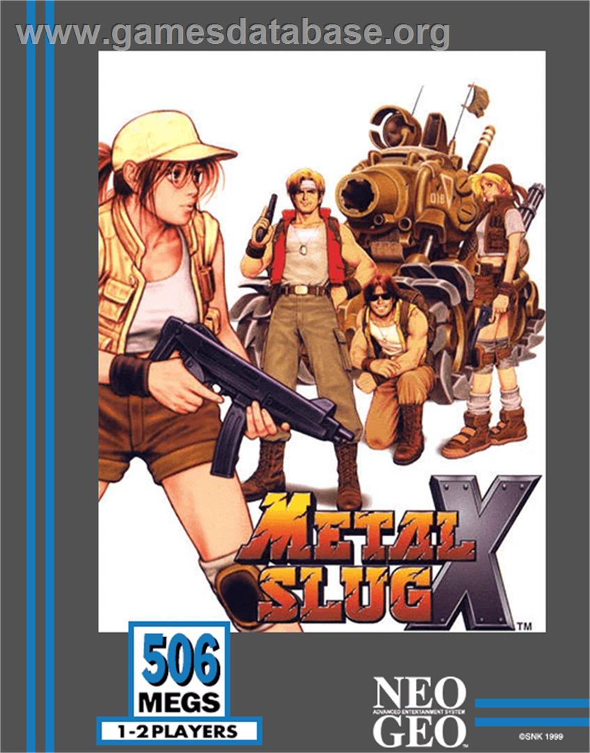 Metal Slug X - Super Vehicle-001 - SNK Neo-Geo AES - Artwork - Box