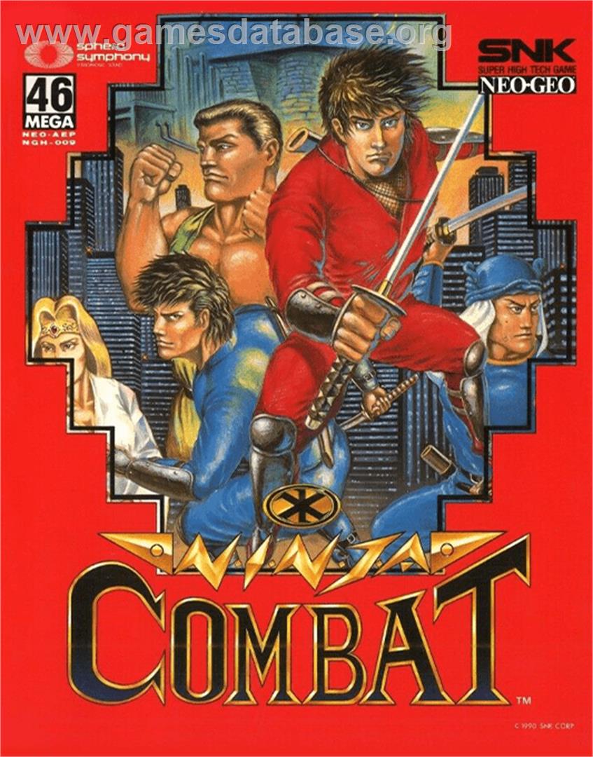 Ninja Combat - SNK Neo-Geo AES - Artwork - Box