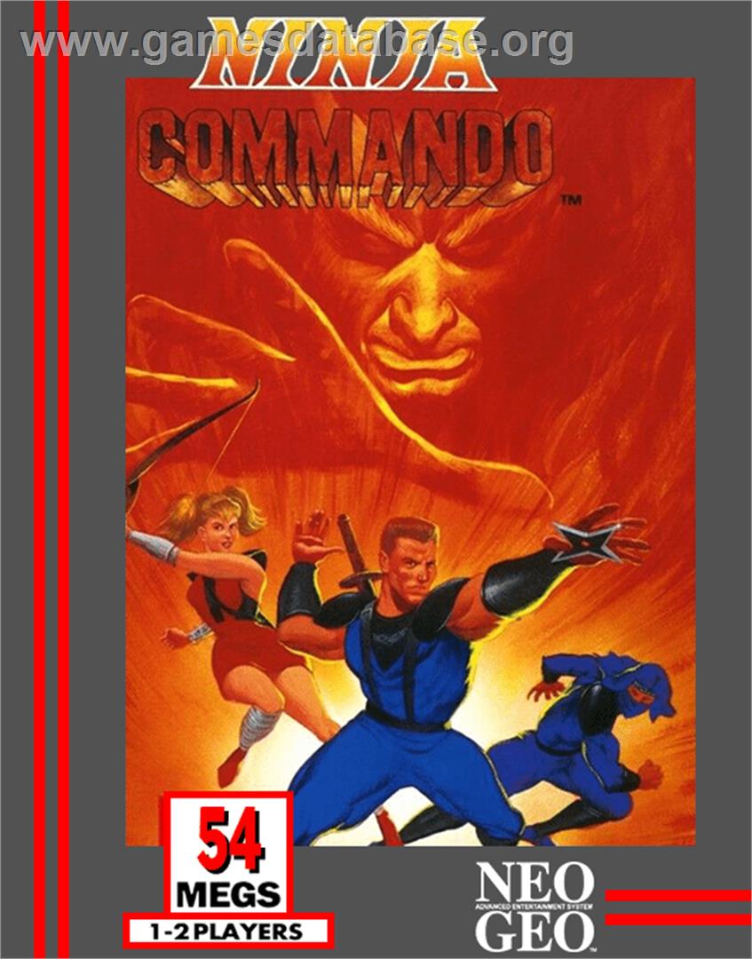 Ninja Commando - SNK Neo-Geo AES - Artwork - Box