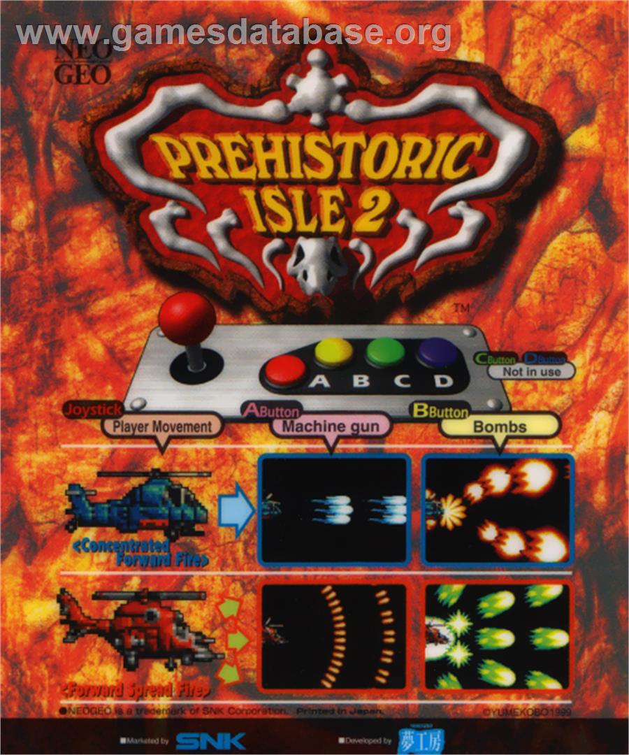 Prehistoric Isle 2 - SNK Neo-Geo AES - Artwork - Box