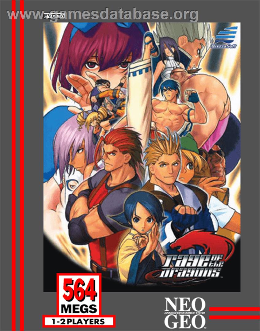 Rage Of The Dragons - SNK Neo-Geo AES - Artwork - Box