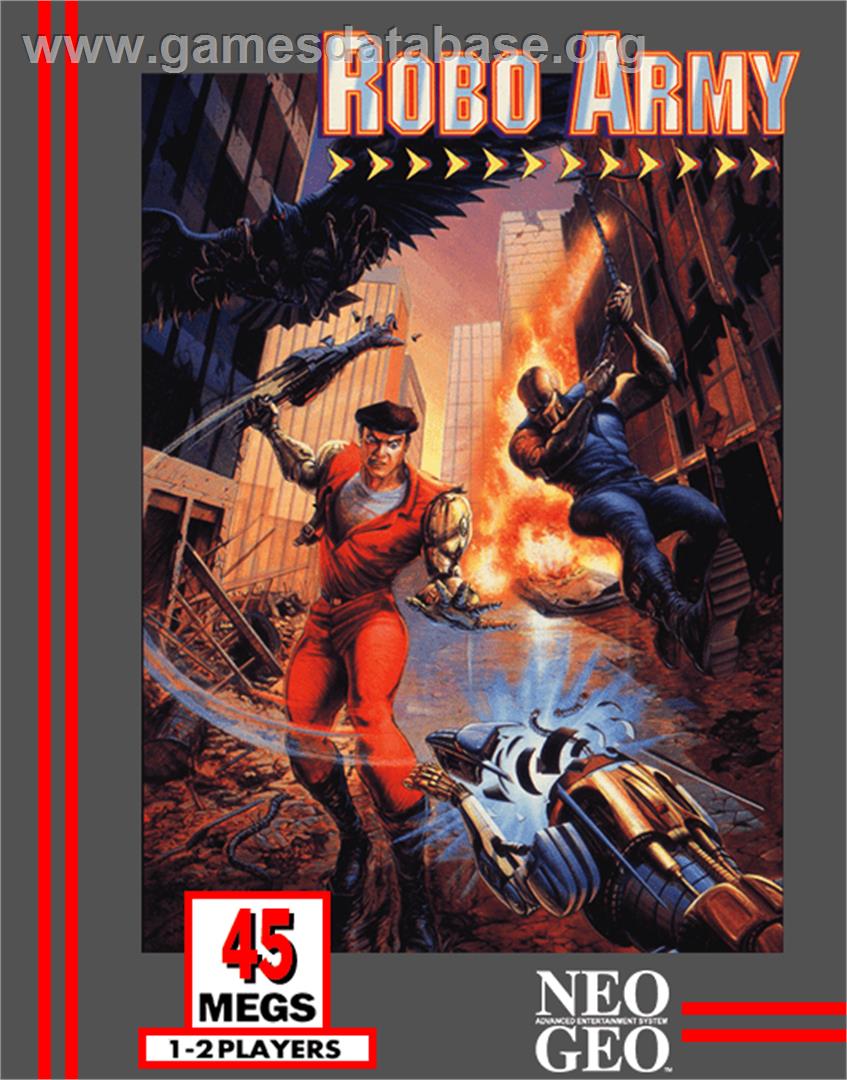 Robo Army - SNK Neo-Geo AES - Artwork - Box