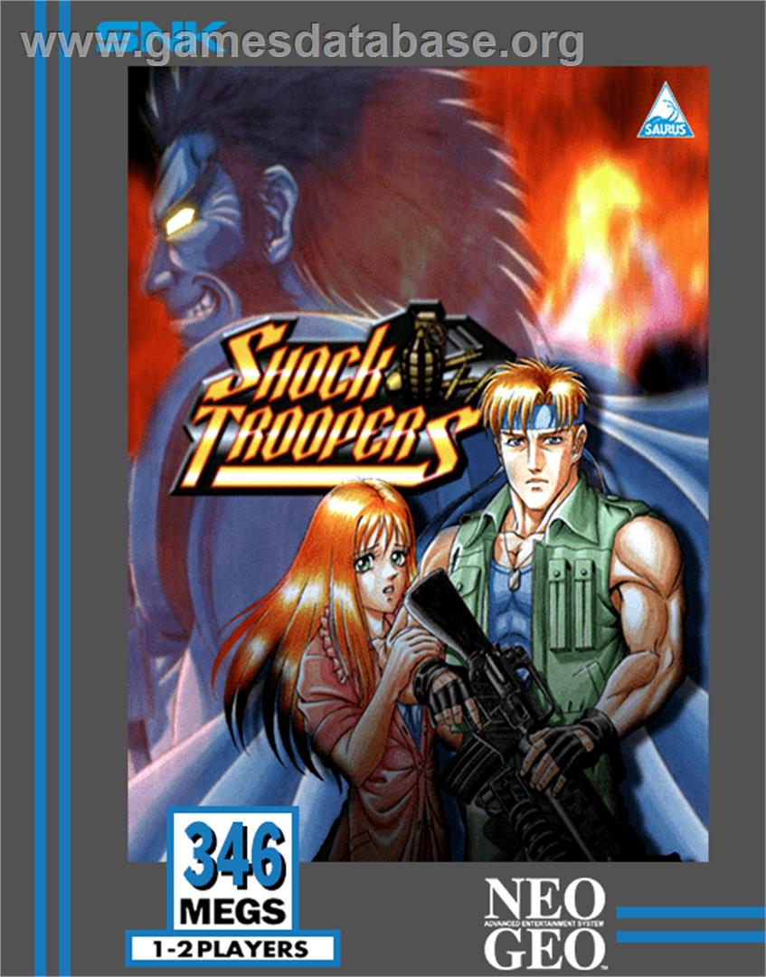Shock Troopers - SNK Neo-Geo AES - Artwork - Box