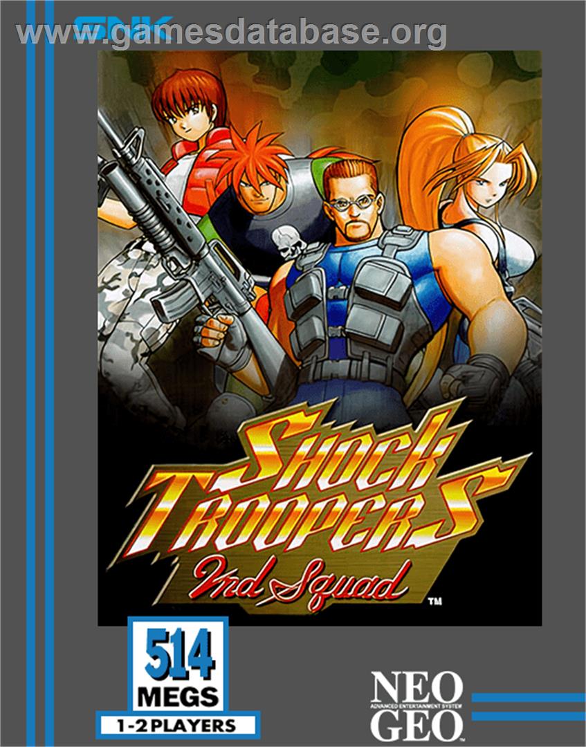Shock Troopers - 2nd Squad - SNK Neo-Geo AES - Artwork - Box