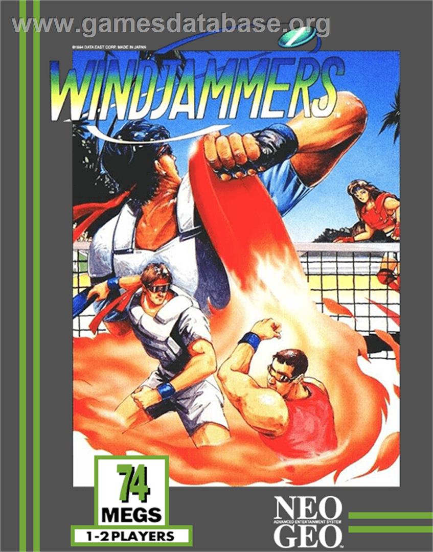 Windjammers - SNK Neo-Geo AES - Artwork - Box