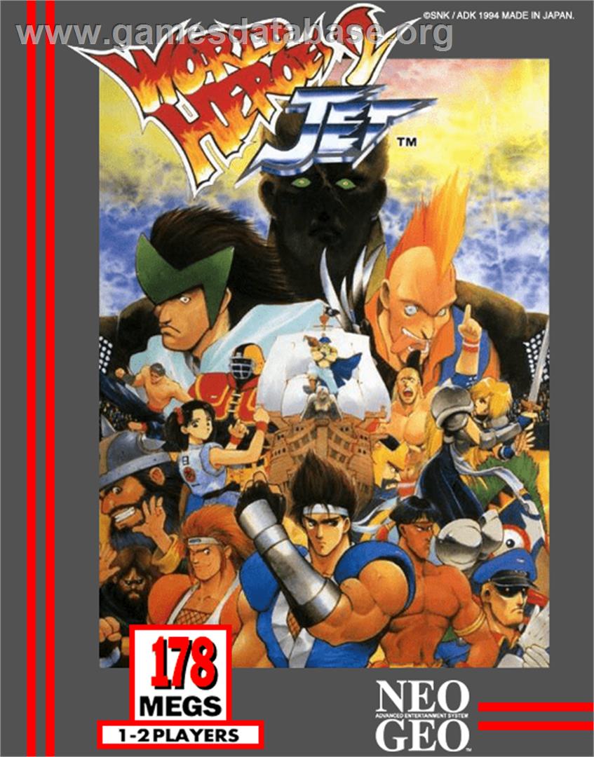 World Heroes 2 Jet - SNK Neo-Geo AES - Artwork - Box