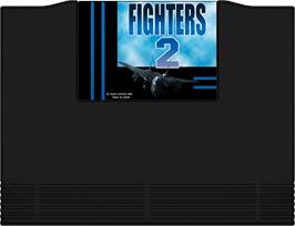 Cartridge artwork for Aero Fighters 2 on the SNK Neo-Geo AES.