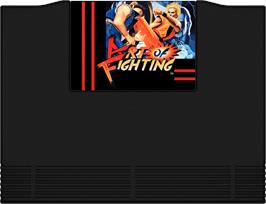 Cartridge artwork for Art of Fighting on the SNK Neo-Geo AES.