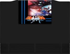 Cartridge artwork for Blazing Star on the SNK Neo-Geo AES.